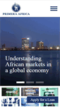 Mobile Screenshot of primera-africa.com